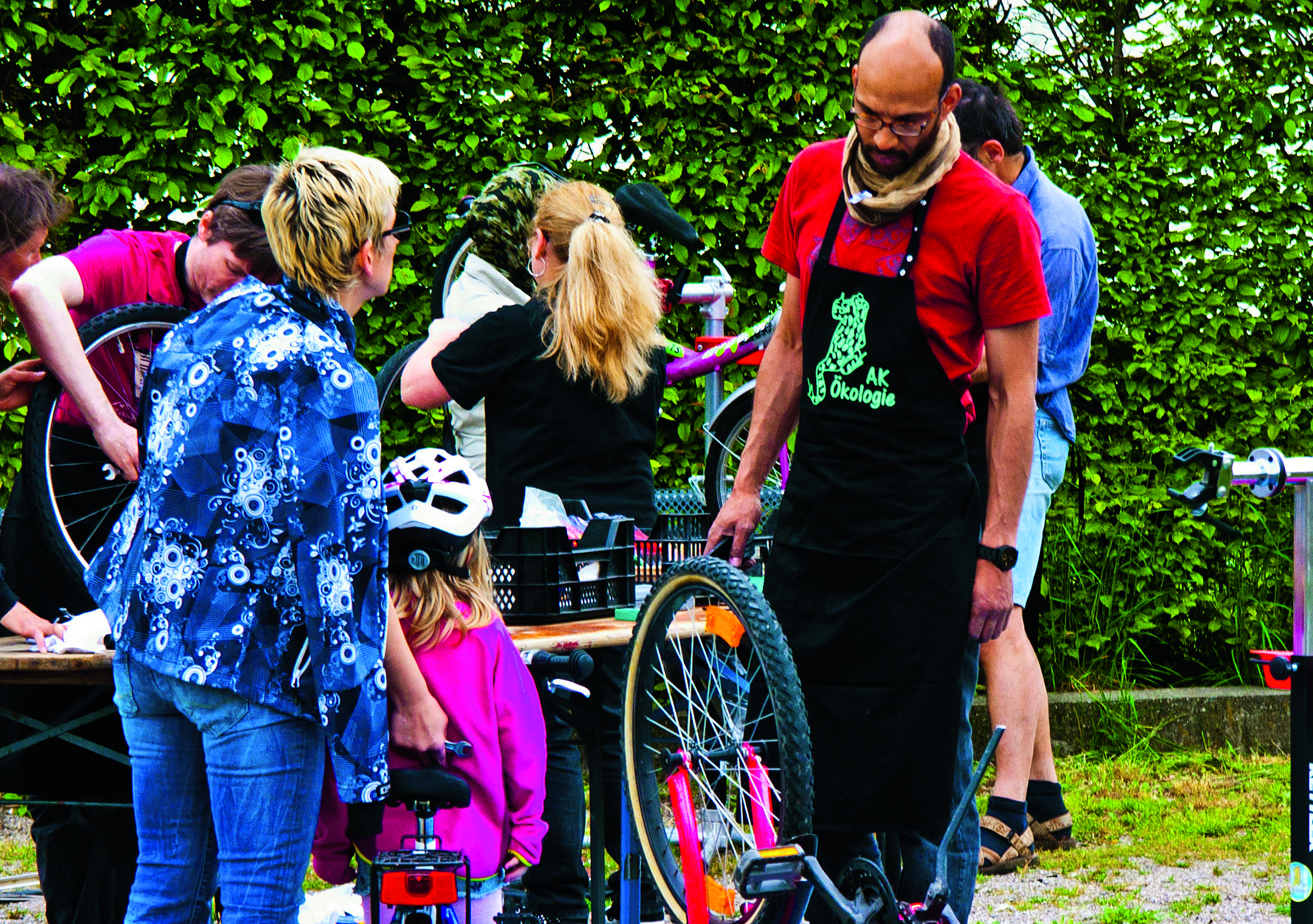 Radbar Selbsthilfe Reparatur Werkstatt Stadtteilgruppe Messestadt Riem