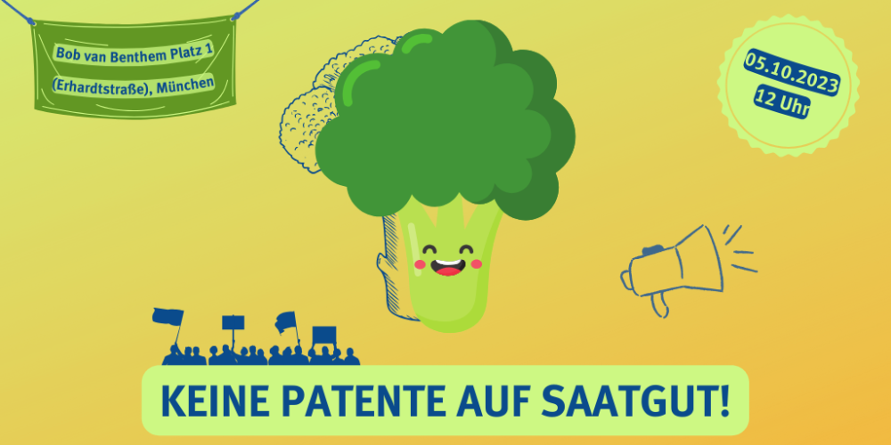 Mit Kochtopf-Lärm gegen Patente auf Saatgut!⁠