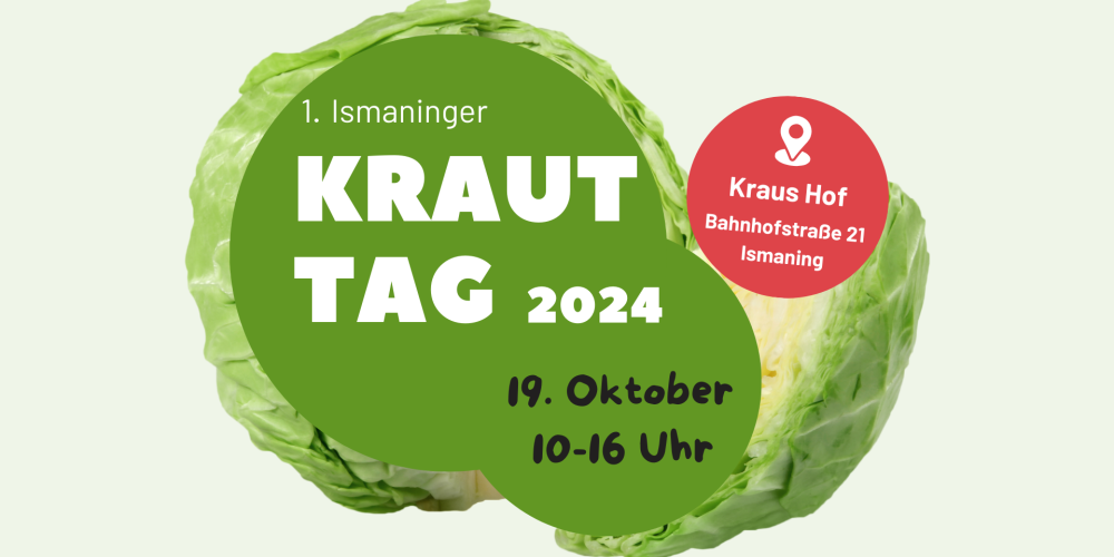 Ismaninger Krautfest am 19.10. von 10 Uhr bis 16 Uhr