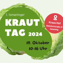 Ismaninger Krautfest am 19.10. von 10 Uhr bis 16 Uhr