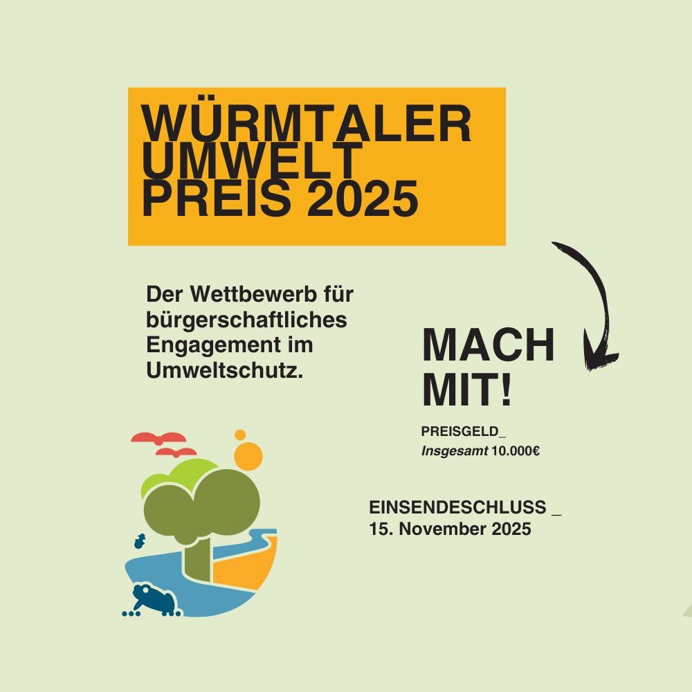Würmtaler Umweltpreis 2025