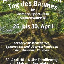 Tag des Baums: Programm und PM Konstanter Abwärtstrend bei Münchner Bäumen