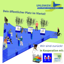 UMLENKEN – ein öffentlicher Platz mit Lebensqualität für das Westend!