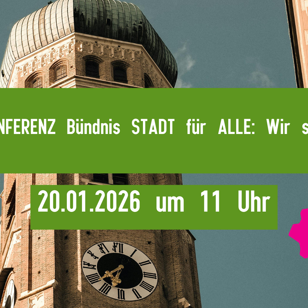 PRESSEKONFERENZ: Bündnis STADT für ALLE: Wir sind dabei!