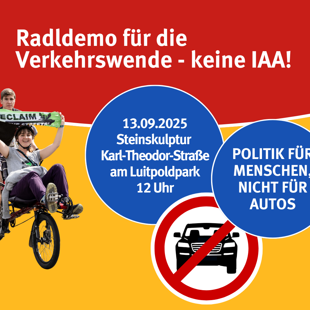 Politik für Menschen, nicht für Autos!