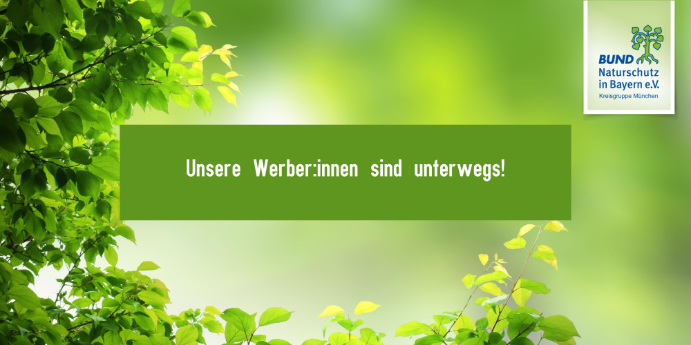 UNSERE WERBER SIND UNTERWEGS!