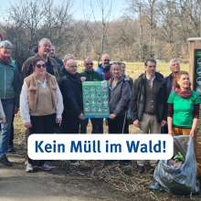 Kein Müll im Wald!