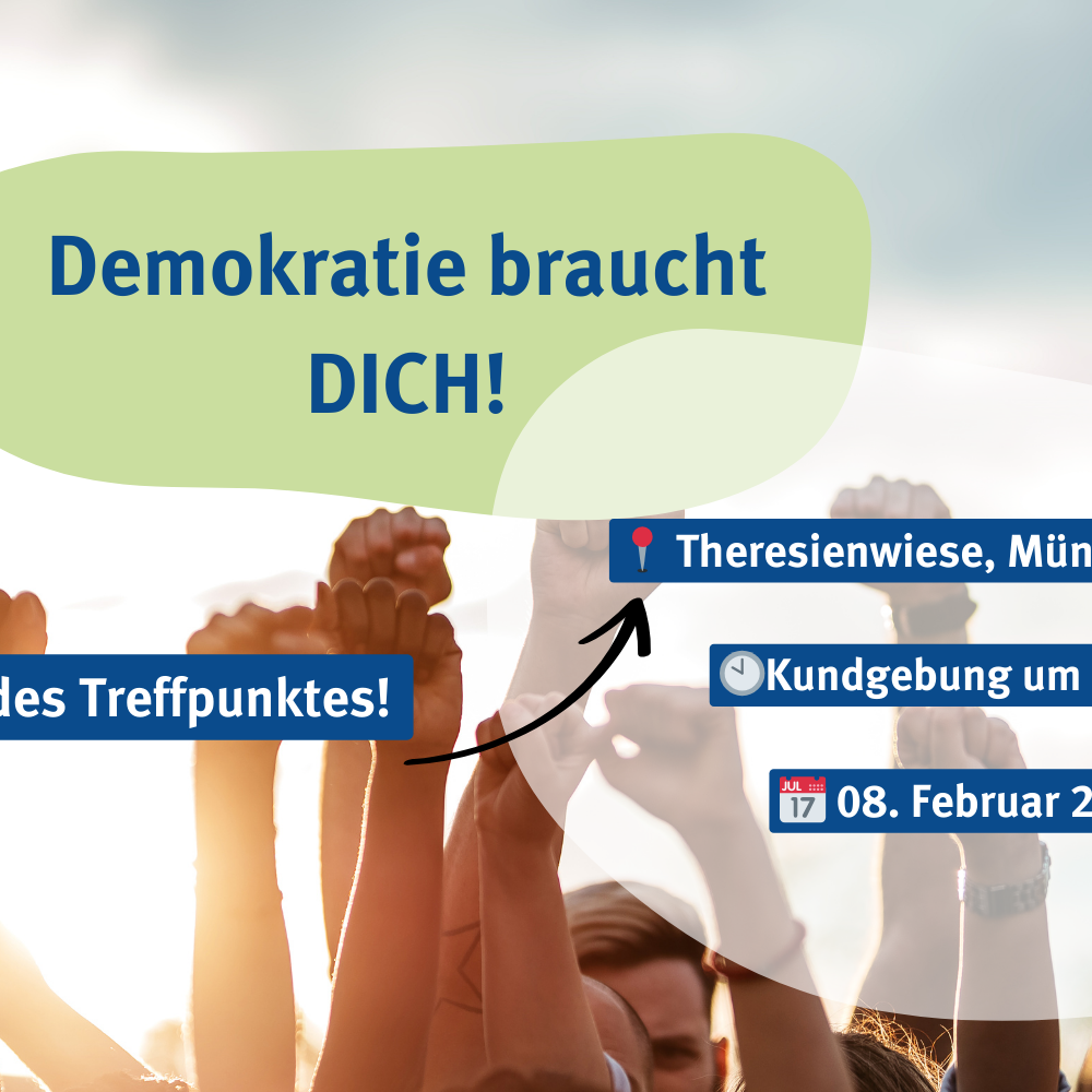 Demokratie braucht dich!