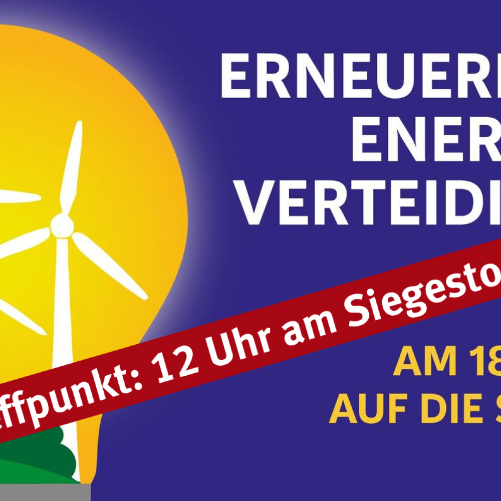 Klimademo 18. April 12 Uhr am Siegestor