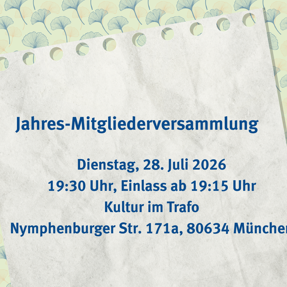 Ankündigung Jahres-Mitgliederversammlung 2026